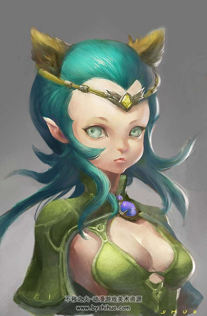 精致的头像插画图集 79P