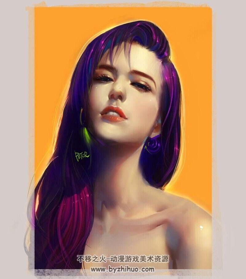 精致的头像插画图集 79P