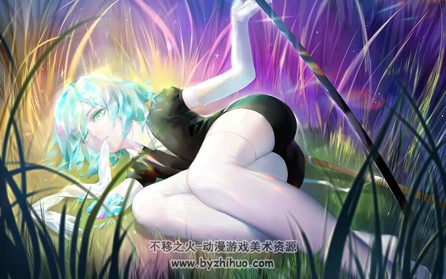 宝石之国 插画壁纸图包 40P