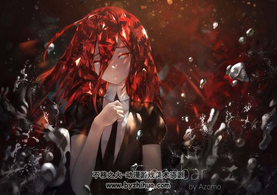 宝石之国 插画壁纸图包 40P