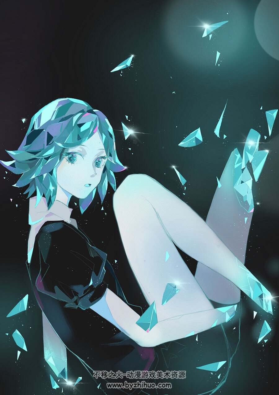 宝石之国 插画壁纸图包 40P