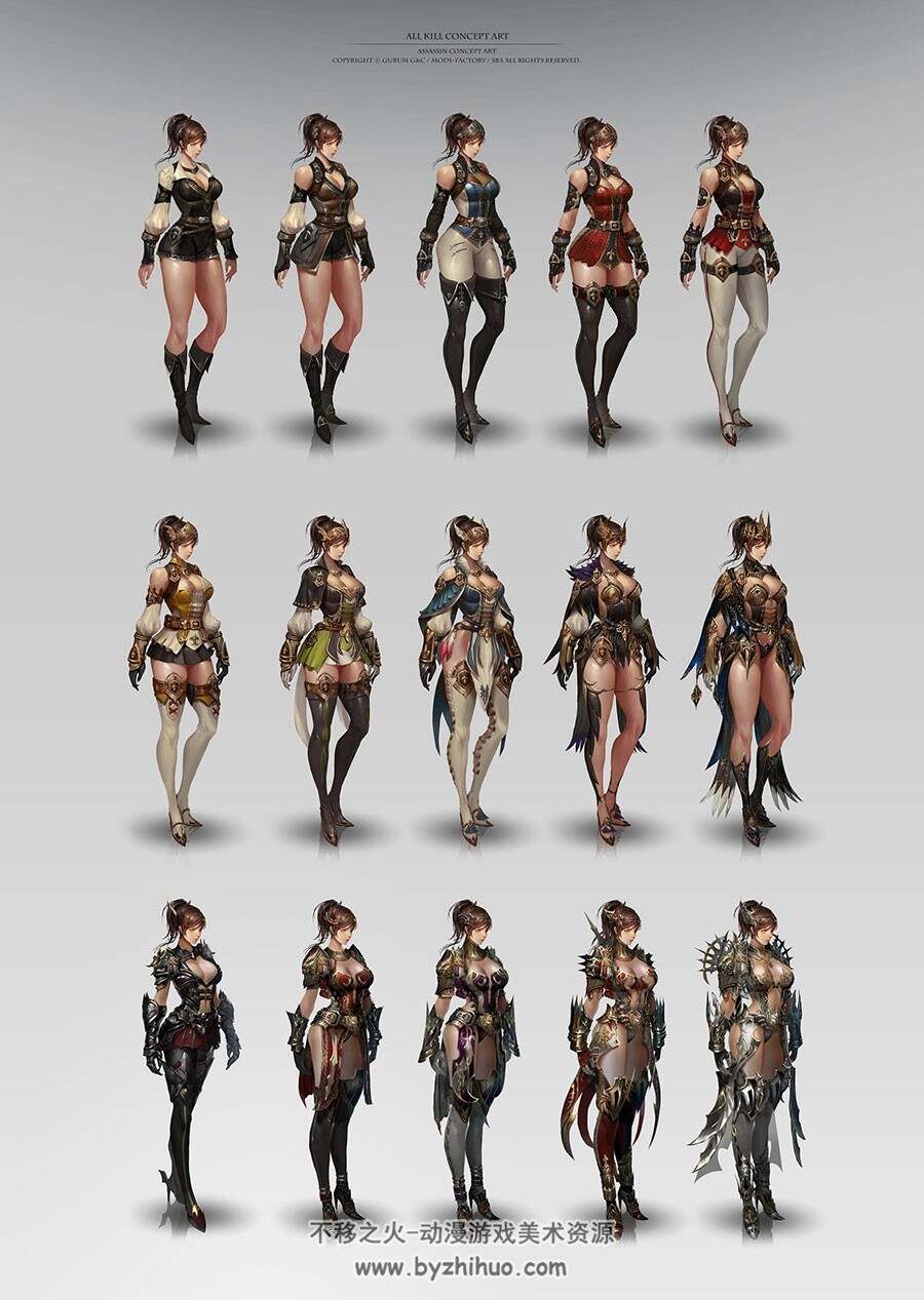 art slow 韩国原画师作品 106P