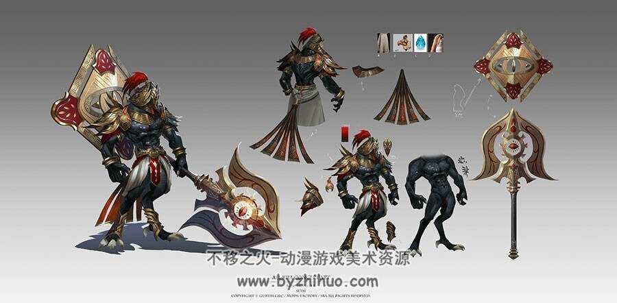 art slow 韩国原画师作品 106P