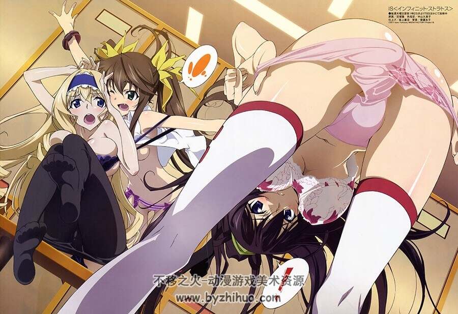 infinite stratos 角色海报壁纸原画合集