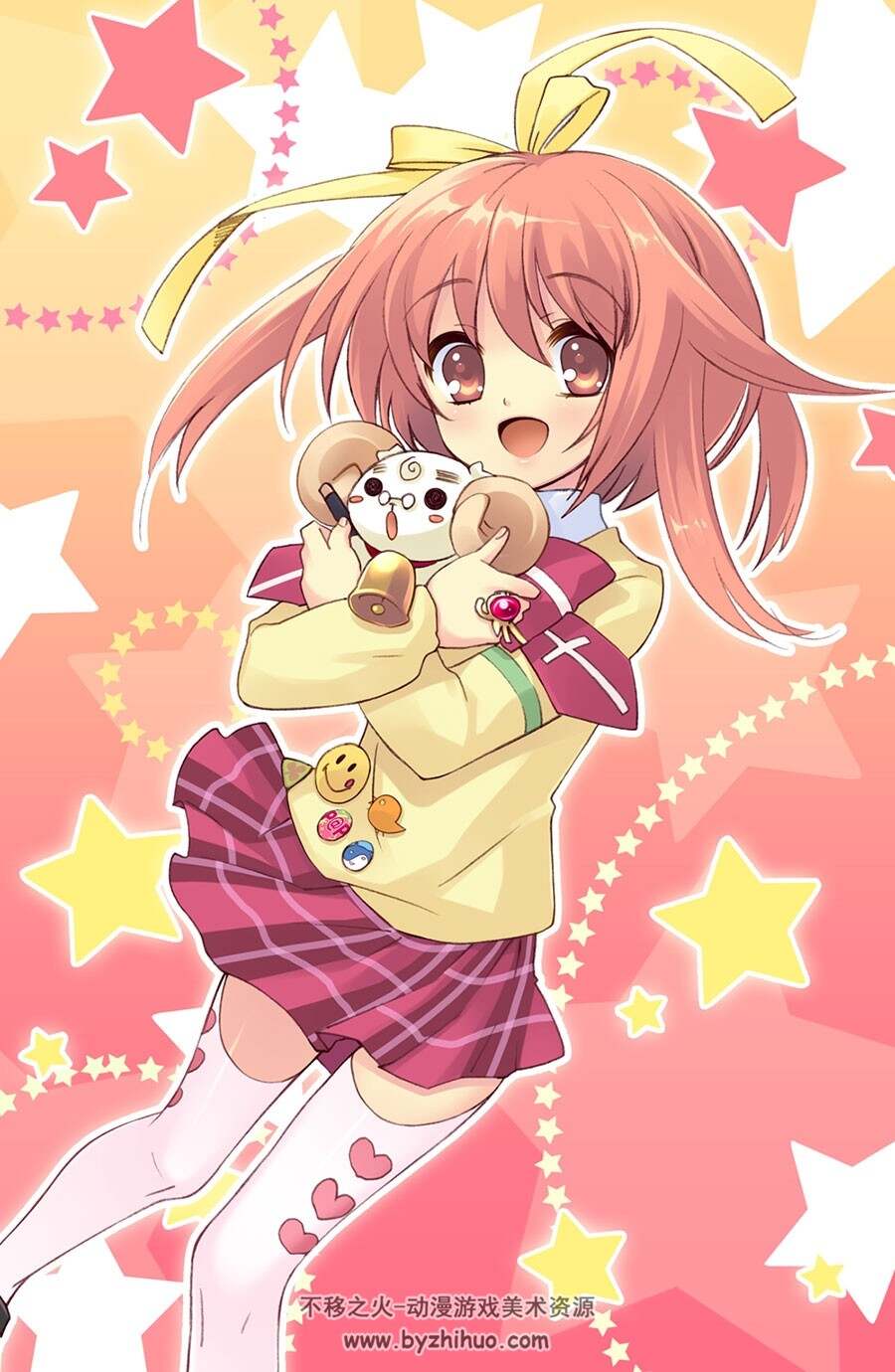 日系穿白丝袜的二次元美少女合集