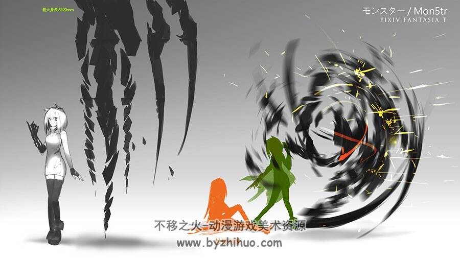 海猫 精选插画壁纸图包 78P