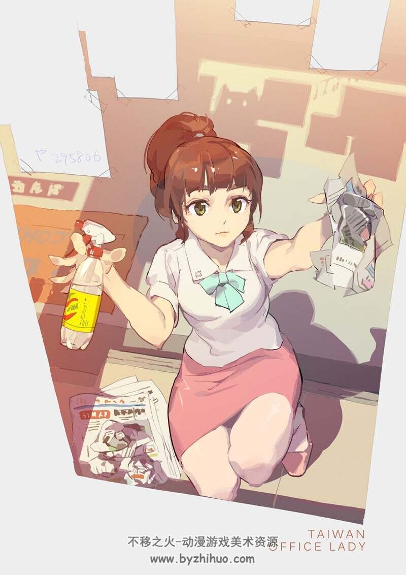 天之火 画风干净唯美的插画图集 33P