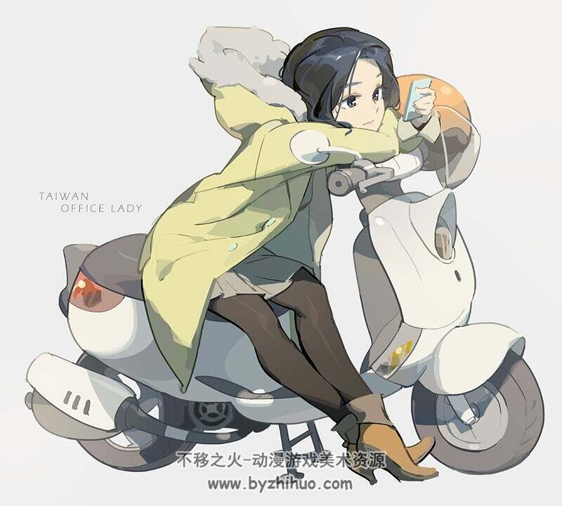 天之火 画风干净唯美的插画图集 33P