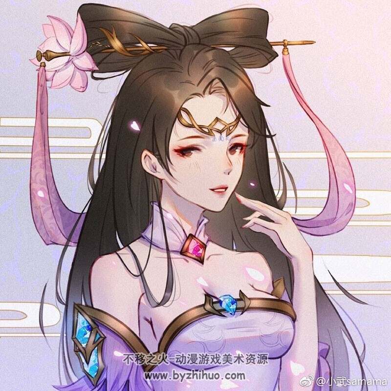 漂亮的小姐姐插画壁纸图集 357P