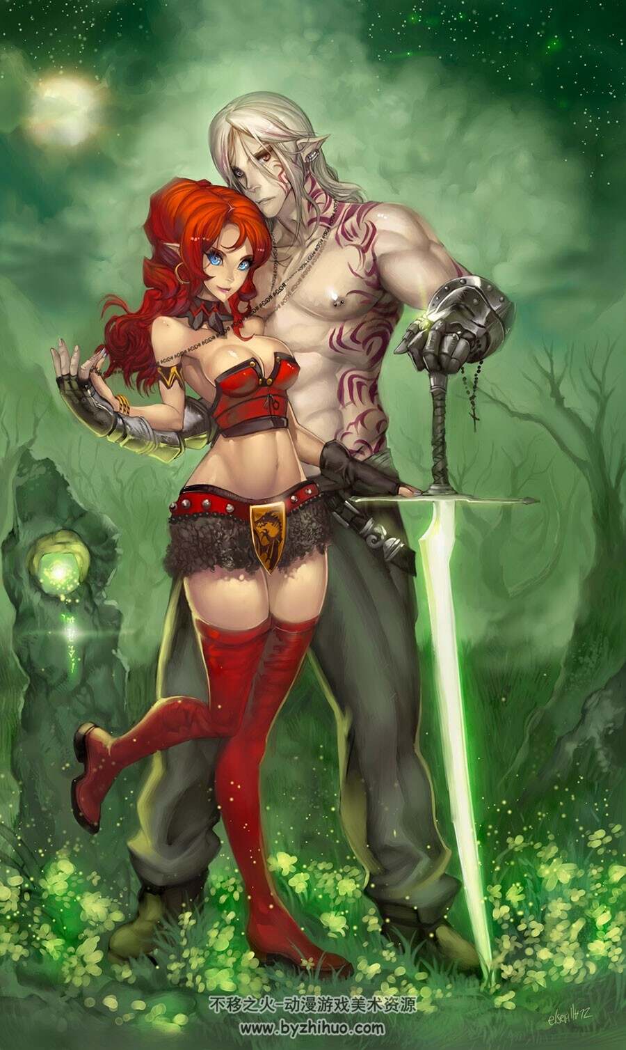 墨西哥概念插画师Elsevilla Elsevilla 爱尔维拉CG作品合集