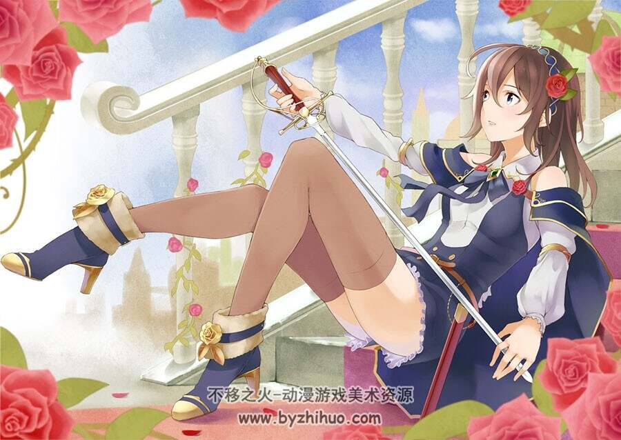 日系二次元少女同人CG插画欣赏