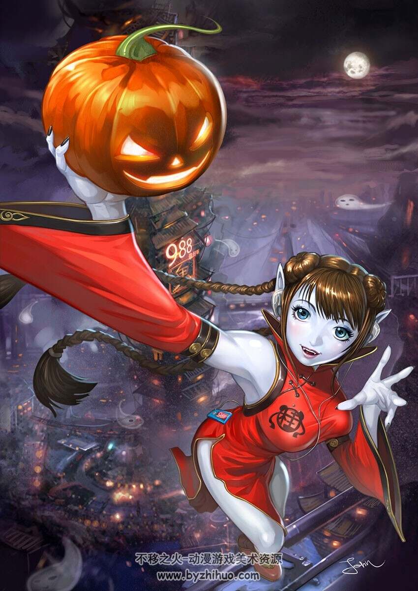 少女插画壁纸图包分享 371P