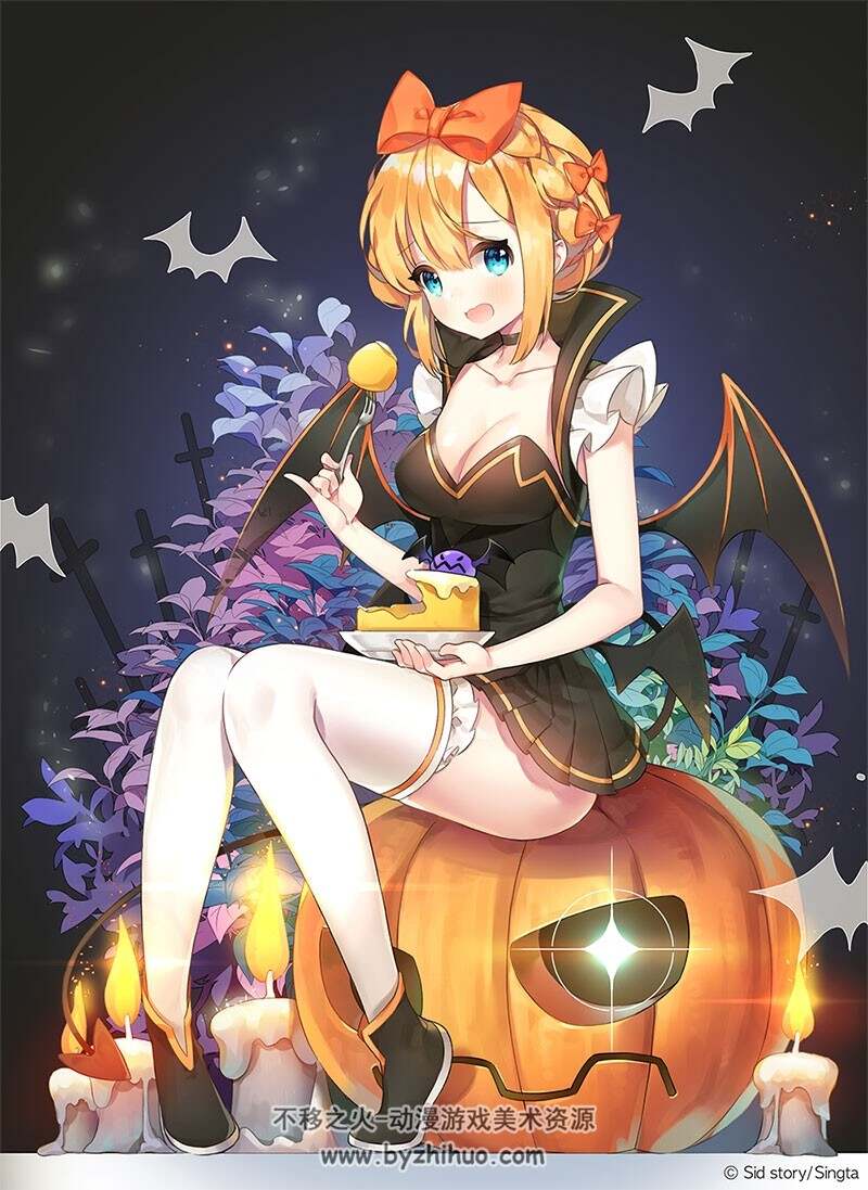日韩少女插画壁纸合集包 225P