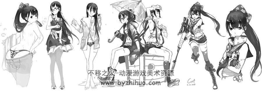 国人画师COT TAN作品合集欣赏