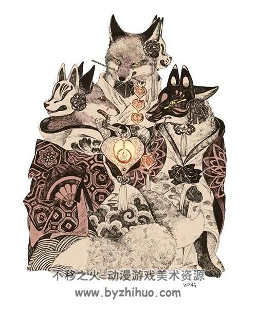 小动物拟人化的插画图集分享 18P