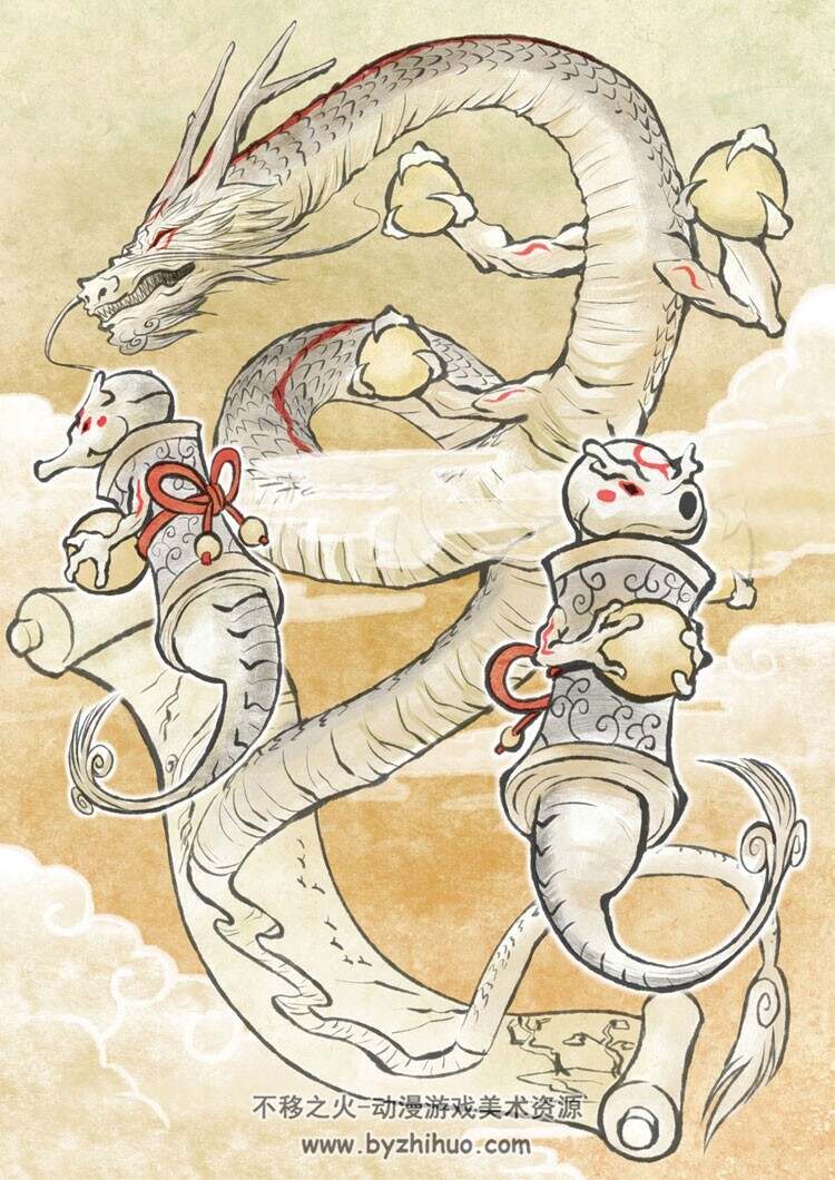 大神 萌萌的动物插画图包 99P