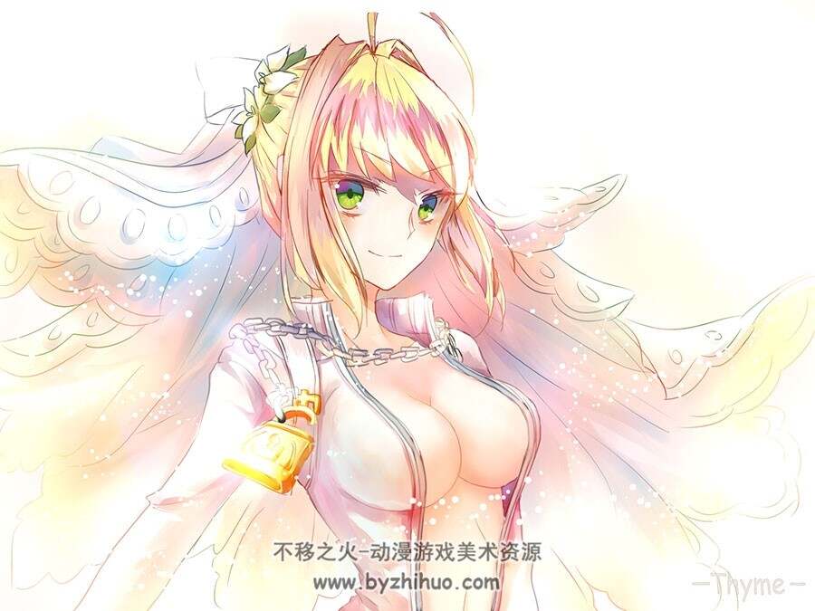 白saber同人CG插画合集欣赏