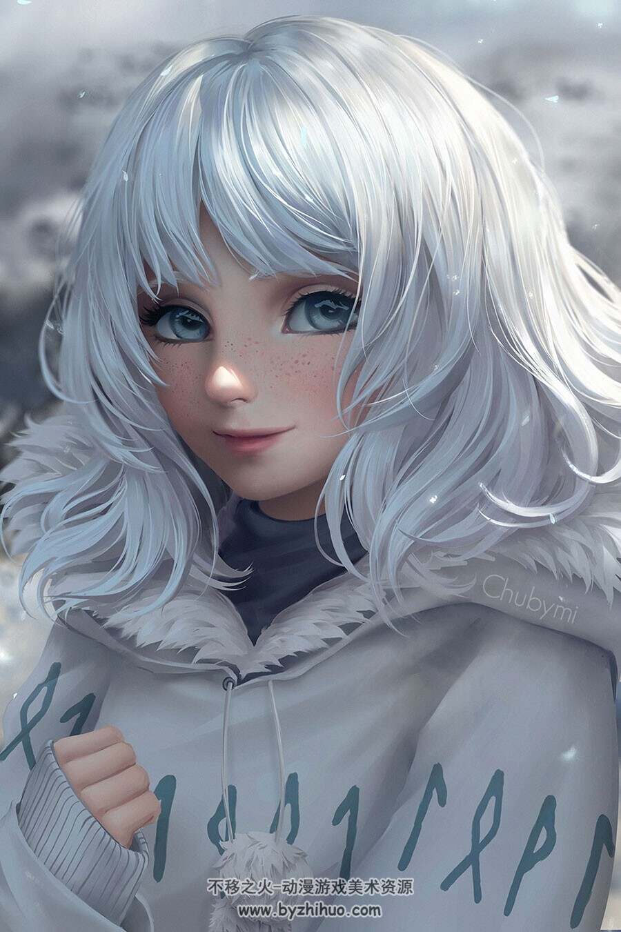 越南画师Chuby Mi 欧美风人物插画图包 166P