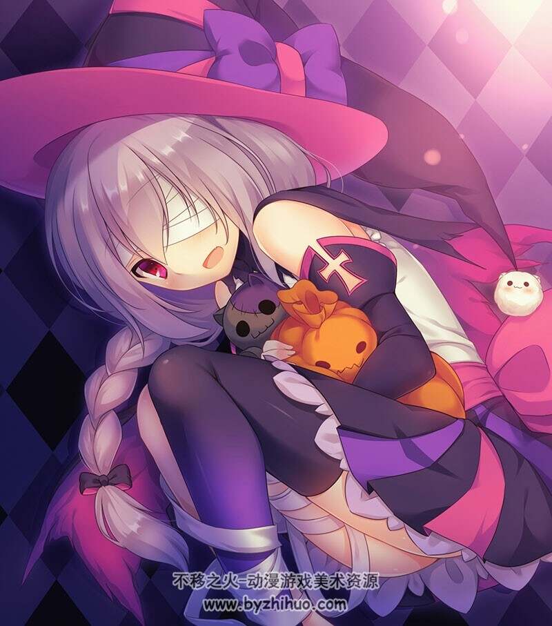 满屏的纯真少女风 插画壁纸图集 912P
