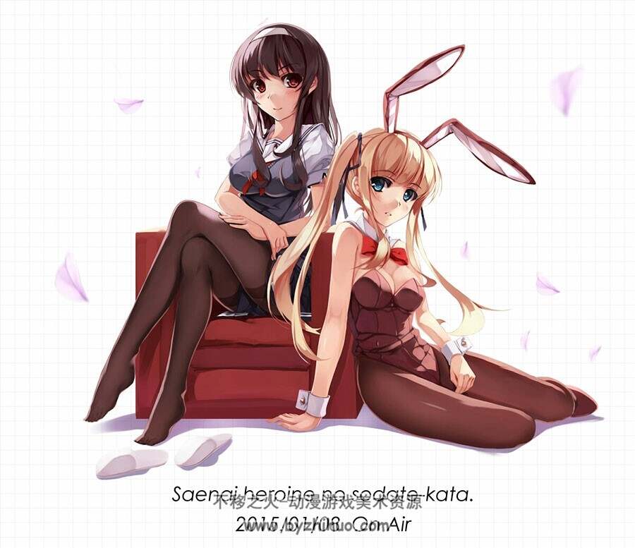 路人女主的养成方法 插画壁纸图包 328P