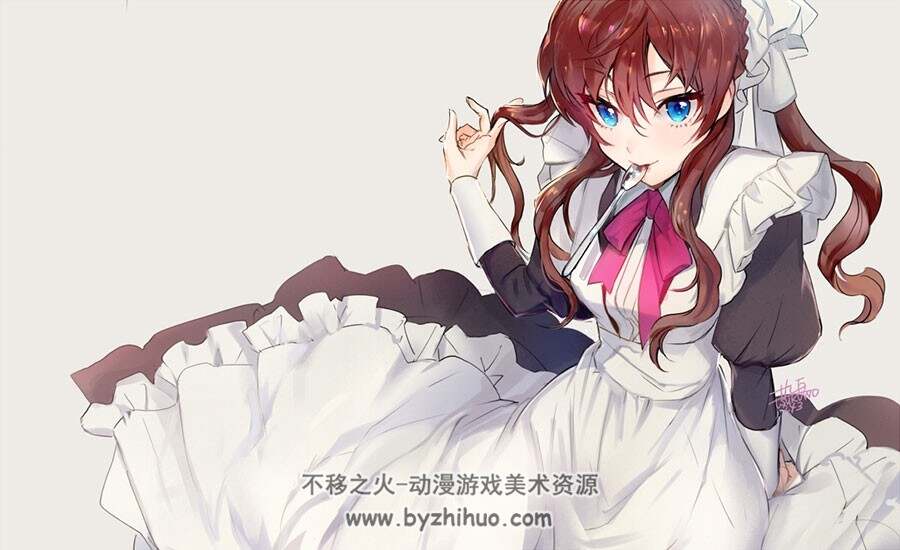 小清新日系美少女插画合集