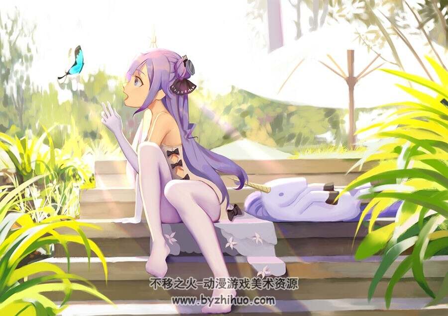 小清新日系美少女插画合集