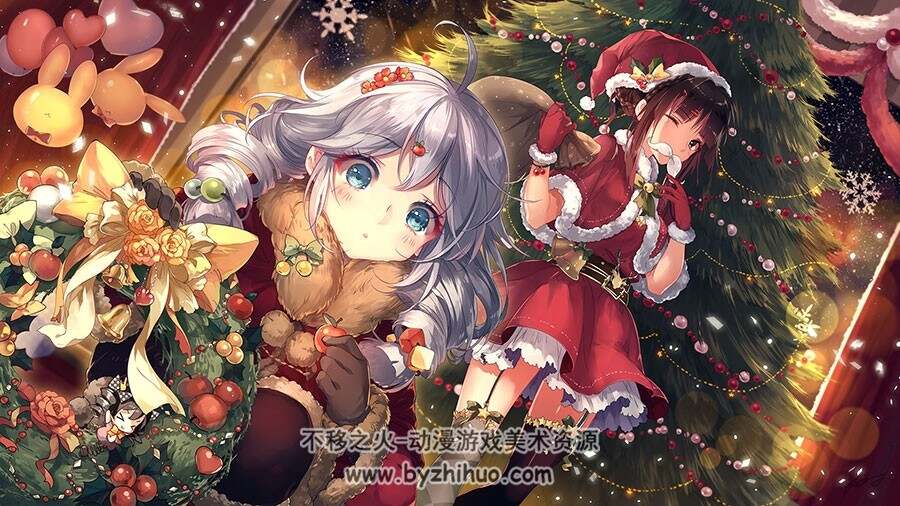 2017年少女系插画高清壁纸图包 565P