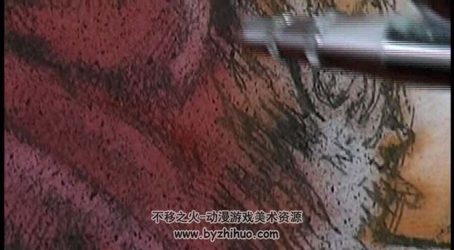 欧美插画家地狱男爵手绘过程