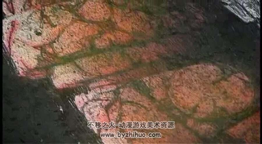 欧美插画家地狱男爵手绘过程