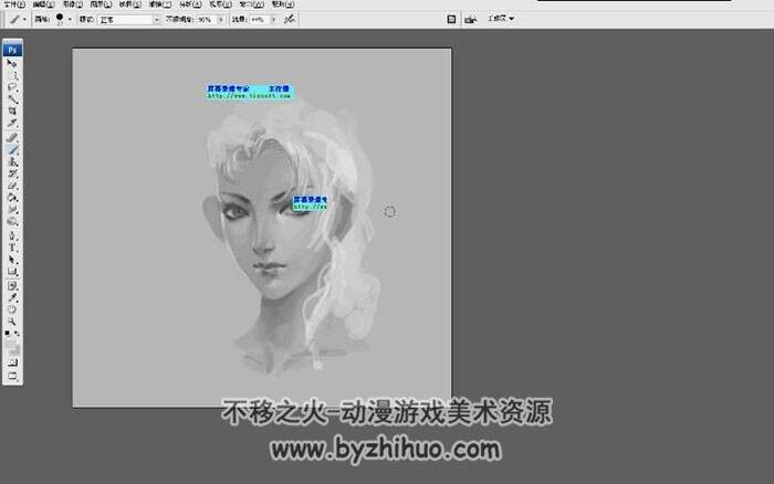 黄光剑魔幻风美女头像高清教学过程