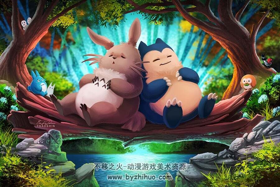 TsaoShin 美国艺术家 理想中的动物插画图集分享 25P