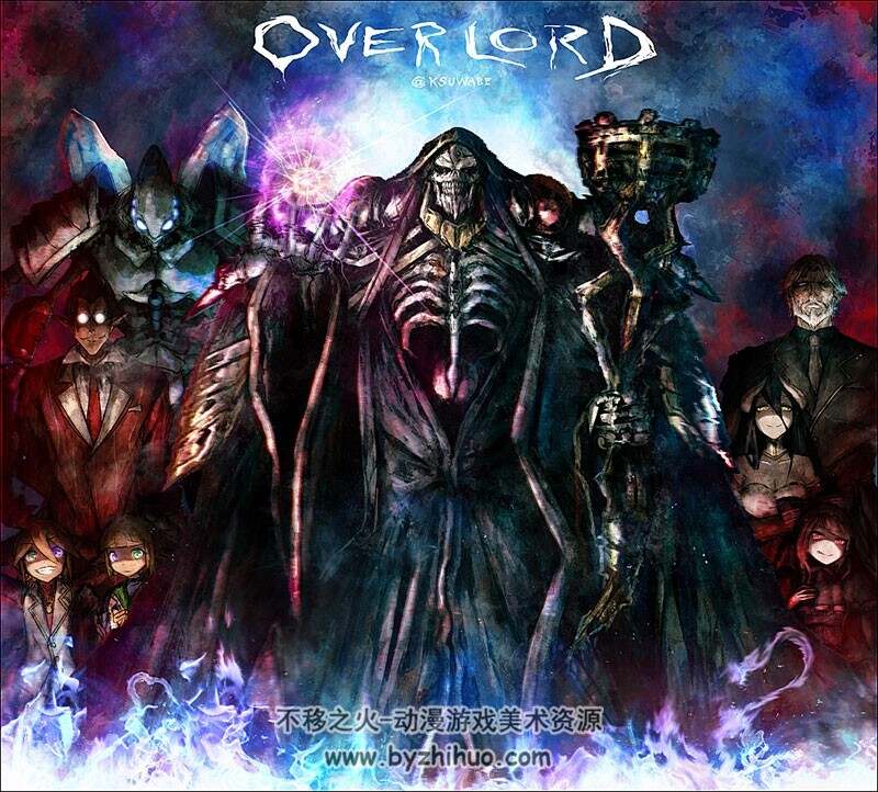 overlord纳萨力克地下大坟墓角色插画壁纸106p