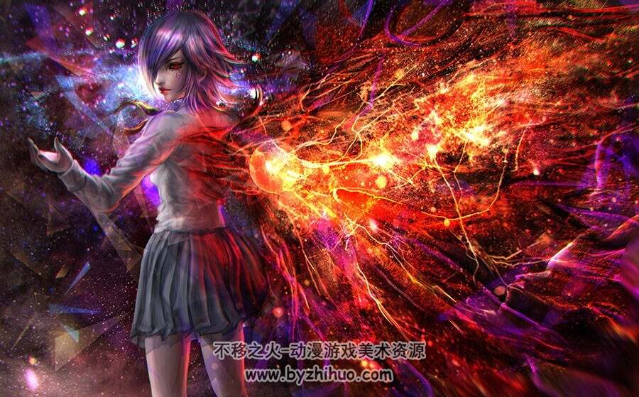 日韩动漫风格 角色插画壁纸图包 211P