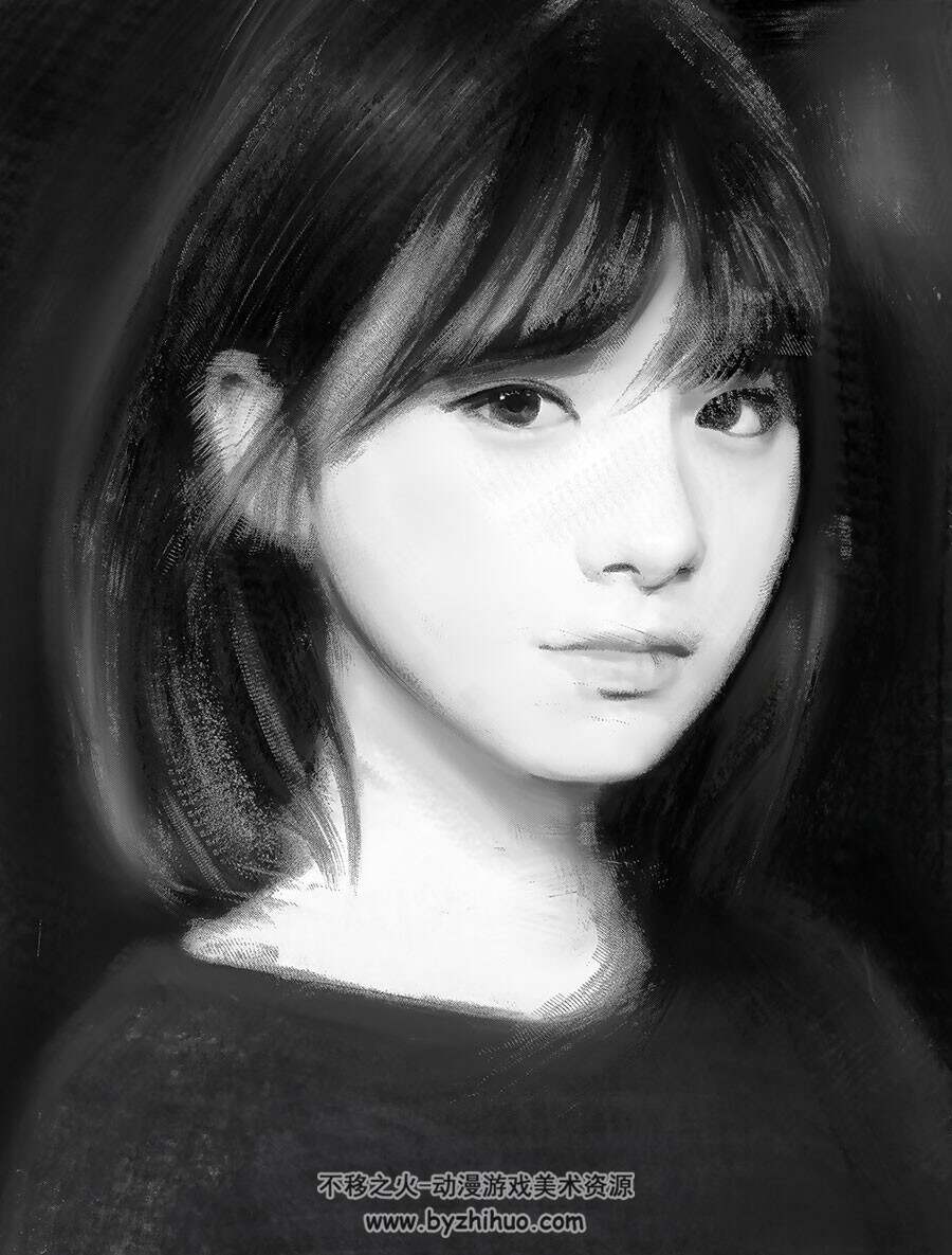 韩国画师 minsung Jeon 笔下肖像插画图集分享 79P