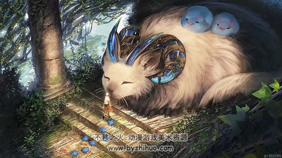小人国一样的插画图集 有点萌意有点诡异 50P
