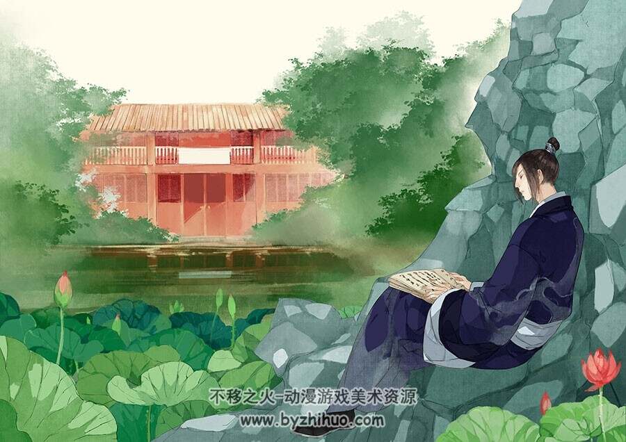 中式古典 高清插画壁纸图包 20P