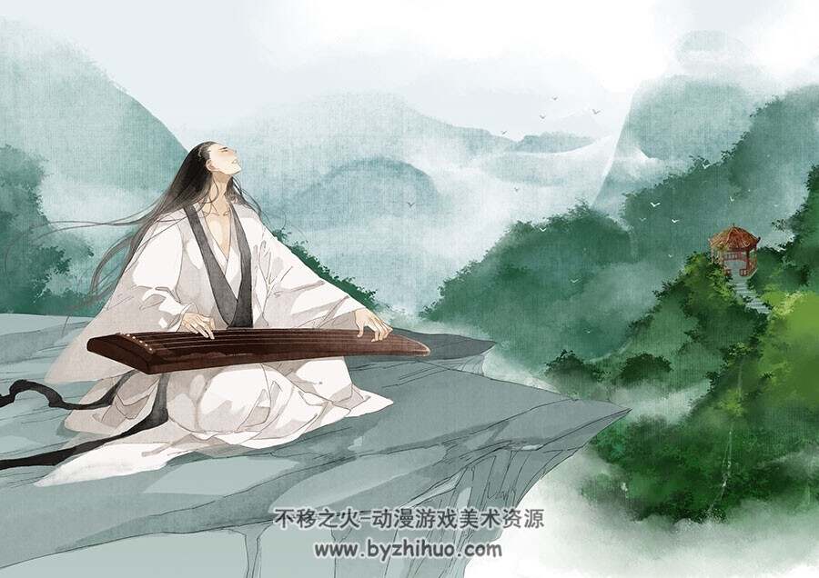 中式古典 高清插画壁纸图包 20P