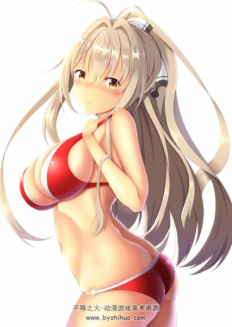 日本沙滩少女插画图包分享 131P