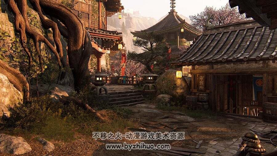 中式场景原画设定参考 1121P