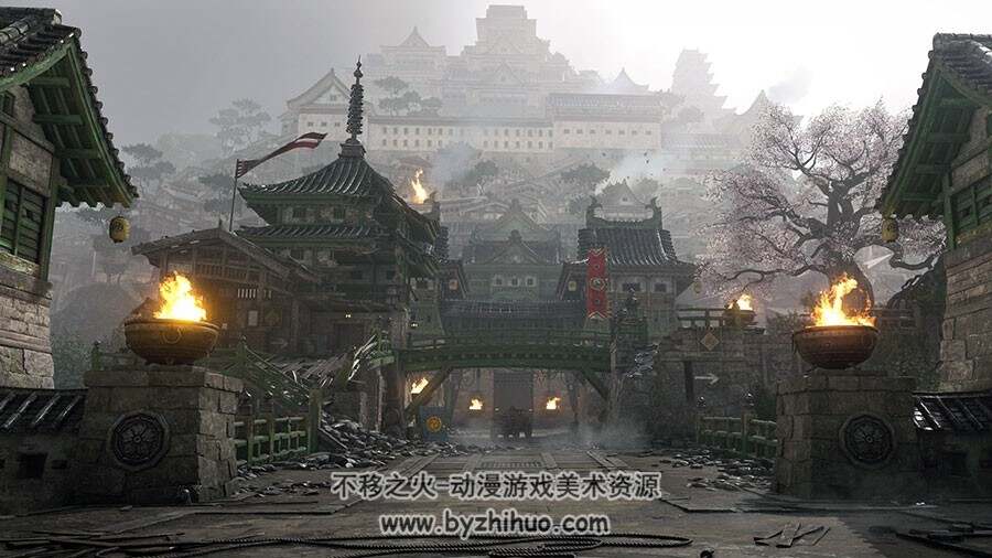 中式场景原画设定参考 1121P