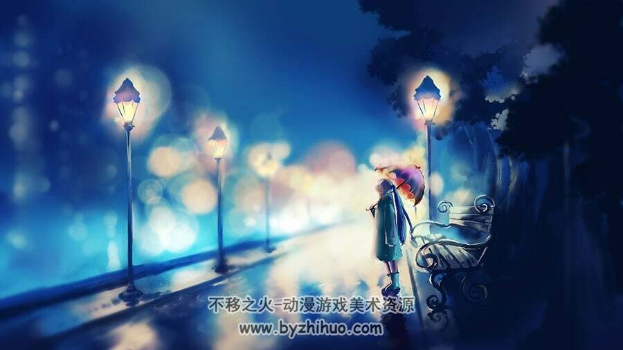 日系浪漫插画壁纸图集分享 100P