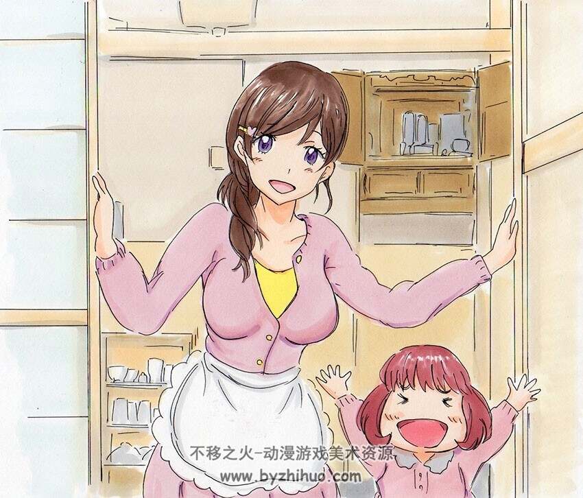 软萌萌 温馨的插画壁纸 291P