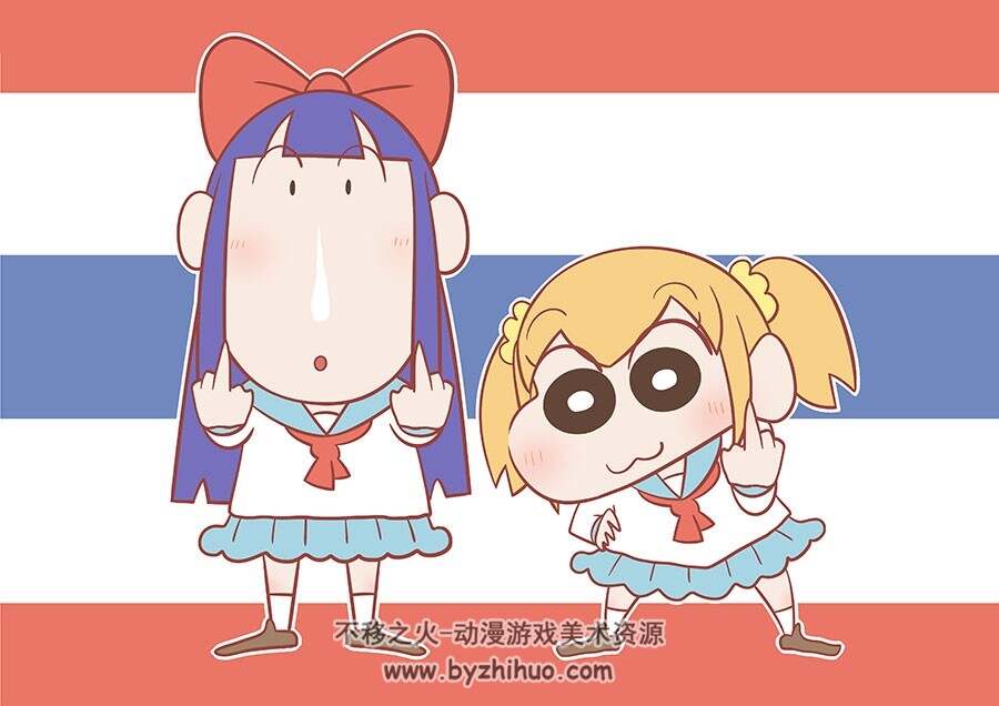 大眼睛萌物的插画壁纸图集 278P
