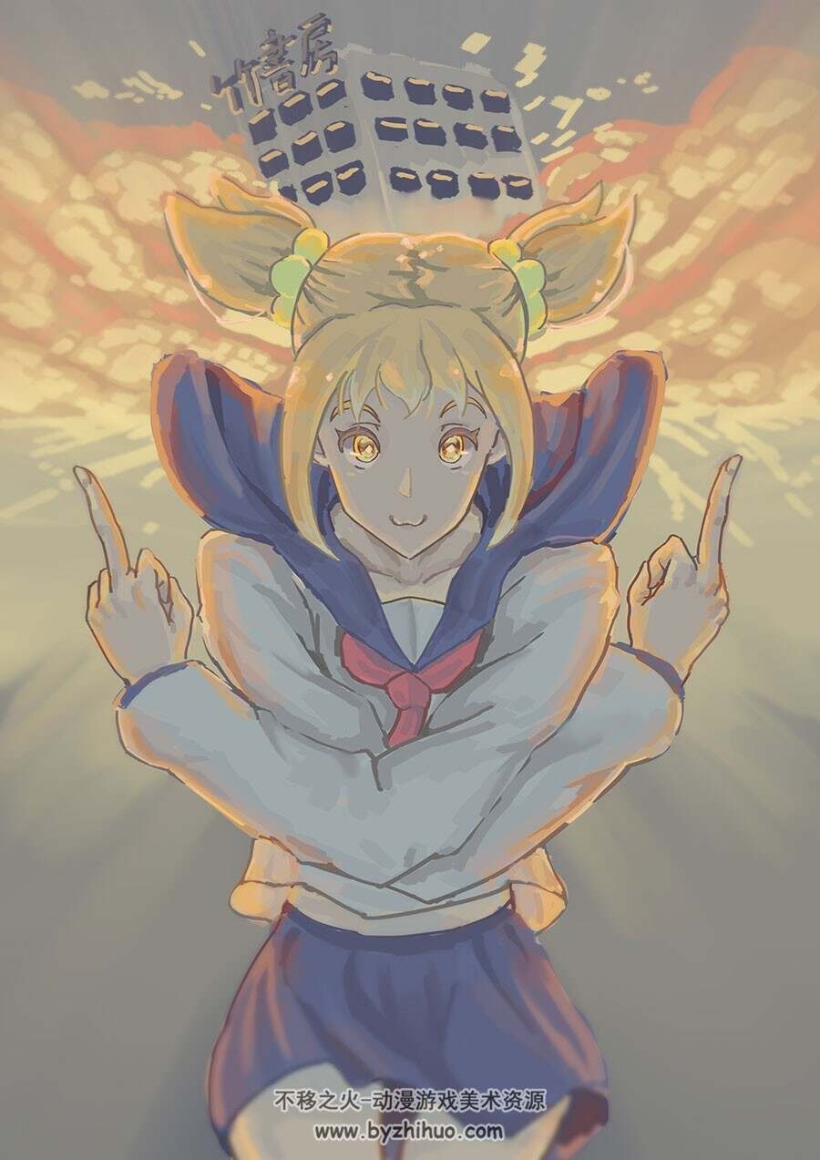 大眼睛萌物的插画壁纸图集 278P