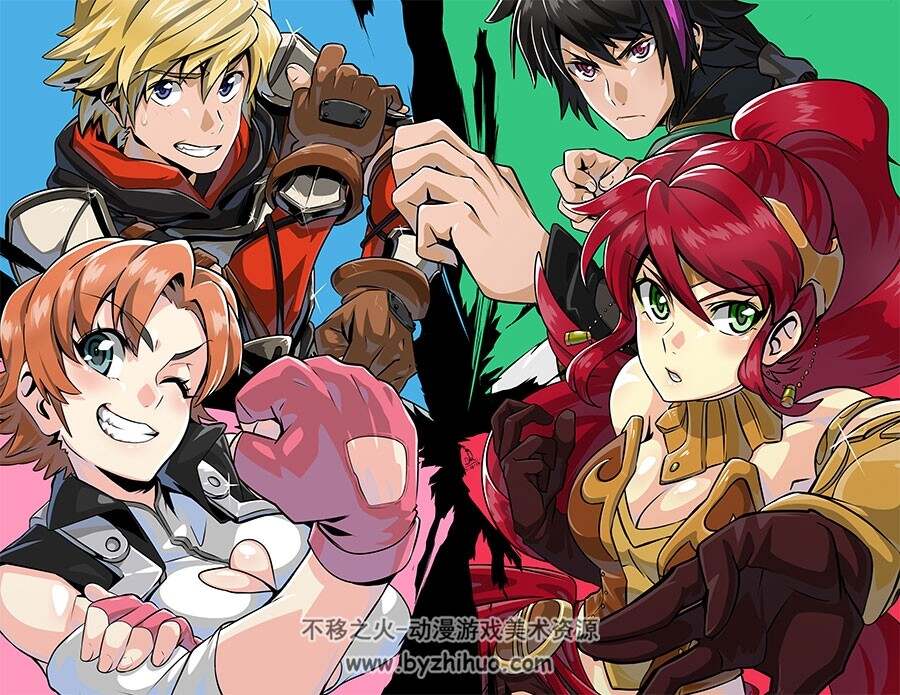 日系魔幻风 插画壁纸图集 575P