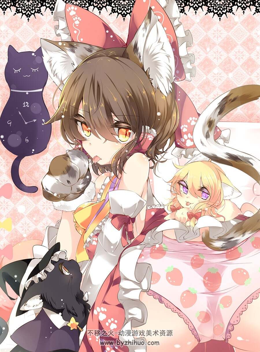 日系少女萝莉 插画图包分享 739P