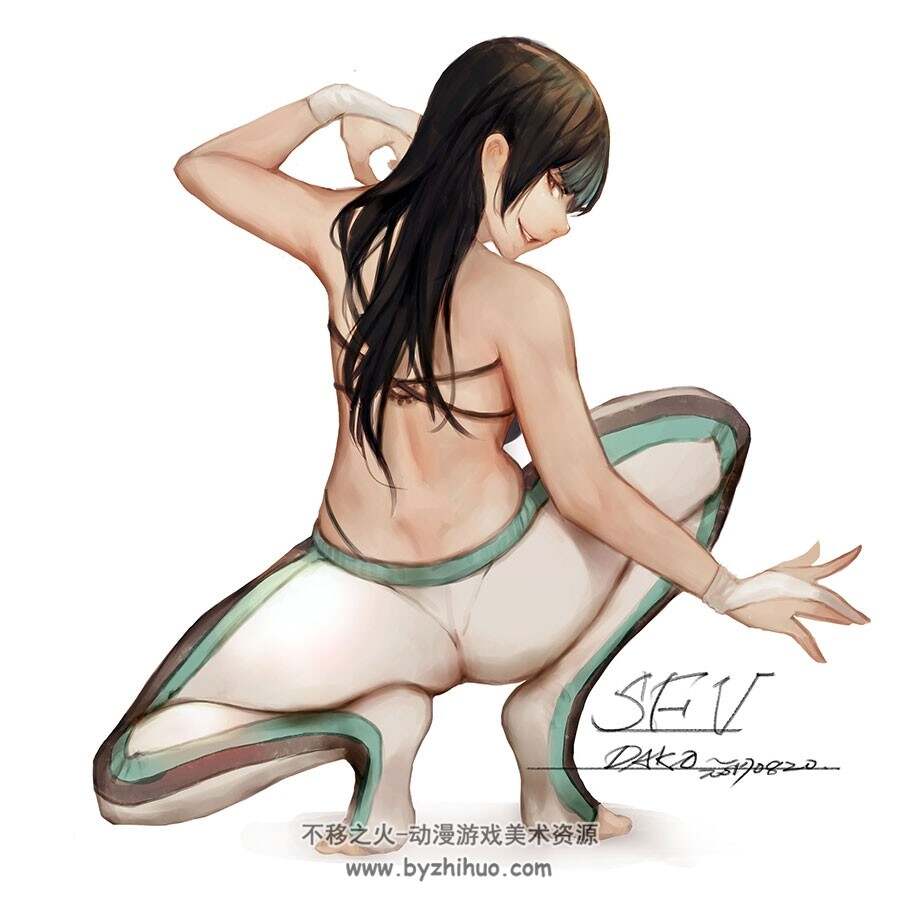 放荡不羁的少女插画图集分享 447P