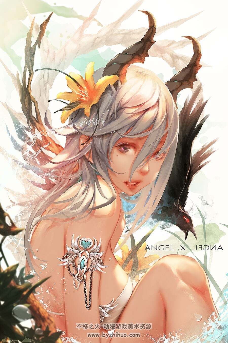 放荡不羁的少女插画图集分享 447P