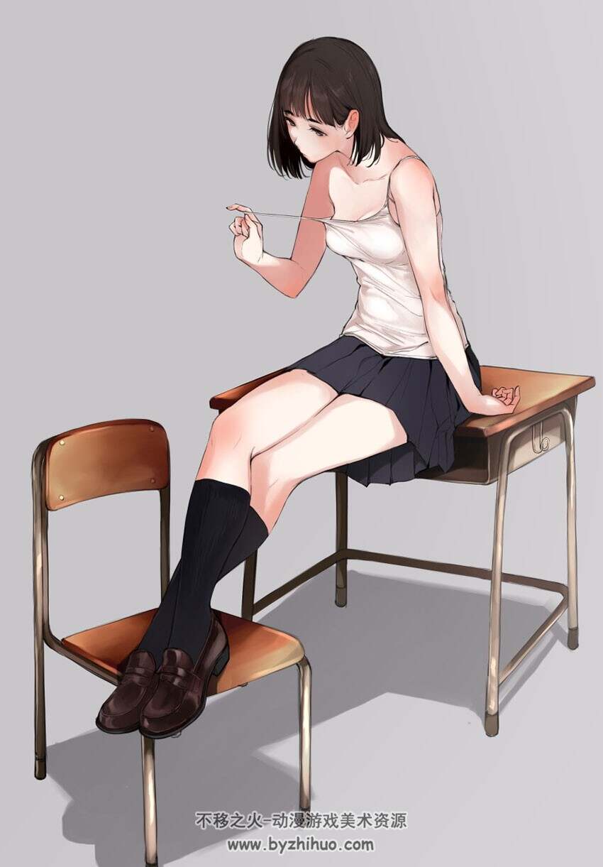 日韩系萝莉女孩插画图包分享 294P