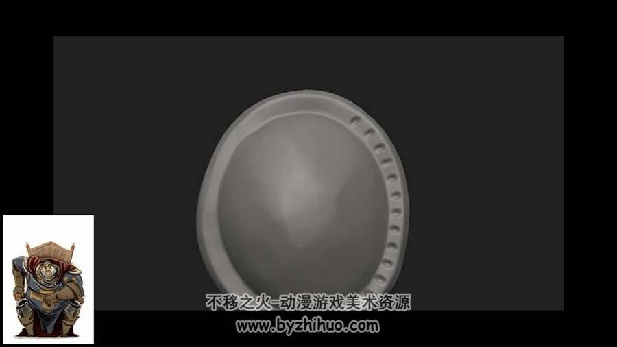 Zbrush 雕刻卡通角色视频视频教程